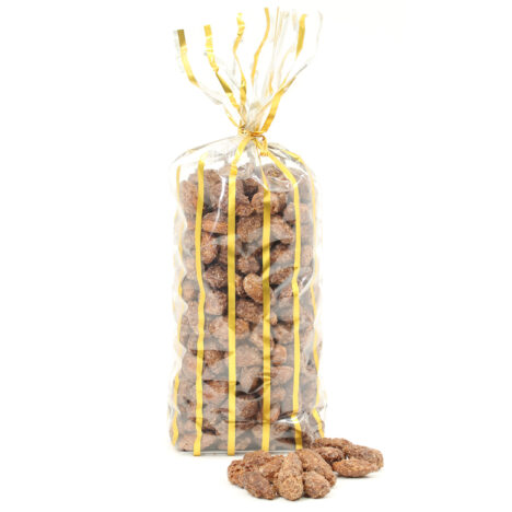 Cinnamon Roasted Almond - Gold Stripe Gift Bag